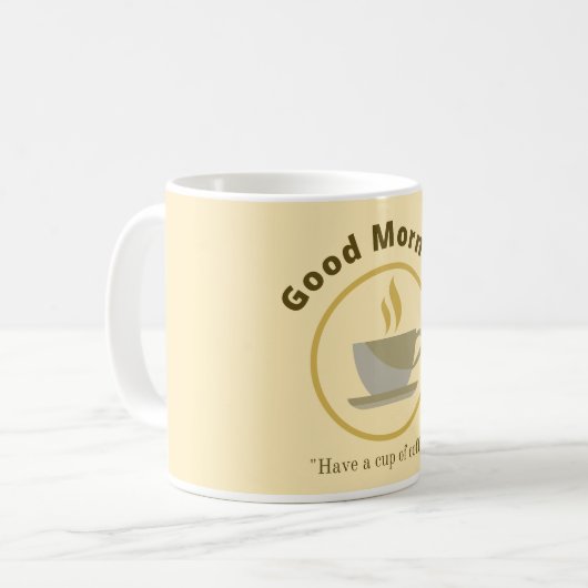 goedemorgen koffiemok (Voorkant links)