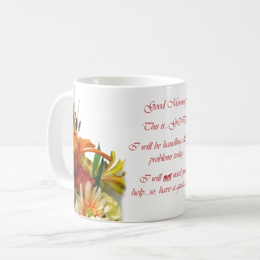 goedemorgen koffiemok (Voorkant links)