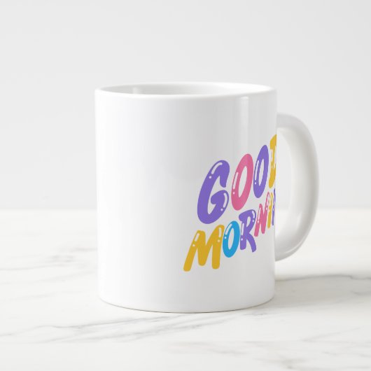 Goedemorgen 😁 koffiespecialiteit mok (Voorkant rechts)