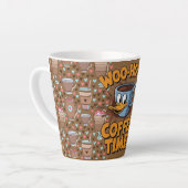 goedemorgen koffietijd latte mok (Linkerhoek)