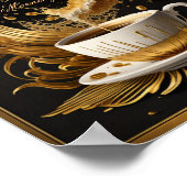 Goedemorgen kunst koffie poster (Hoek)