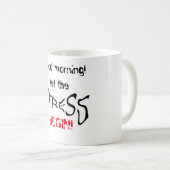 Goedemorgen! Laat de stress beginnen! Koffiemok (Voorkant rechts)
