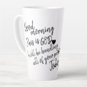 Goedemorgen Latte Mok (Linkerhoek)