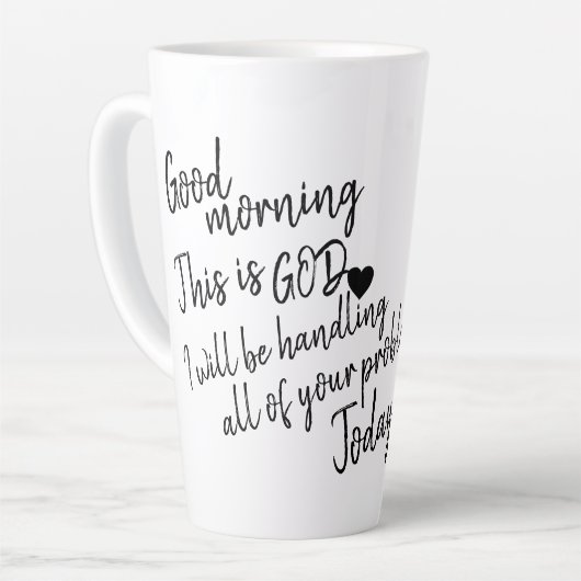 Goedemorgen Latte Mok (Linkerhoek)