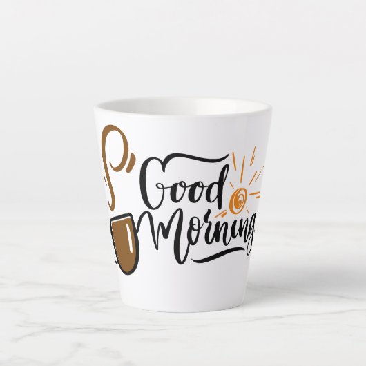 Goedemorgen Latte Mok (Voorkant)