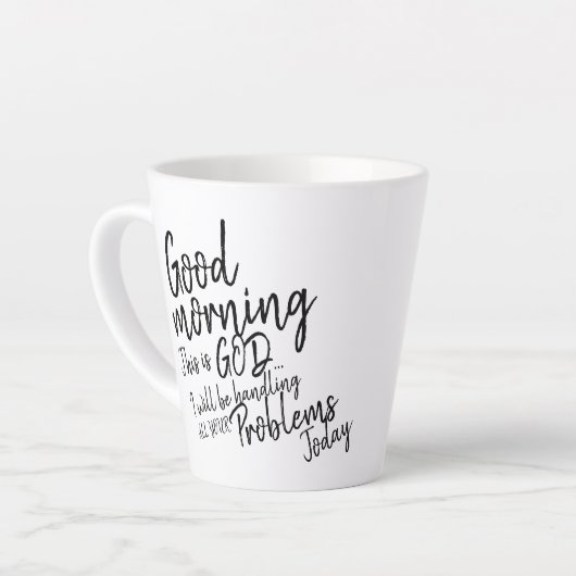 Goedemorgen Latte Mok (Linkerhoek)