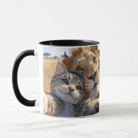 Goedemorgen leeuw mok (Links)