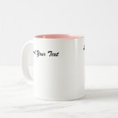 Goedemorgen lieverd ...; ) tweekleurige koffiemok (Voorkant links)