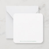 Goedemorgen man wijnflessen met glazen notitiekaartje (Achterkant)