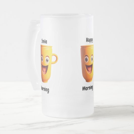 Goedemorgen Matglas Bierpul (Voorkant links)