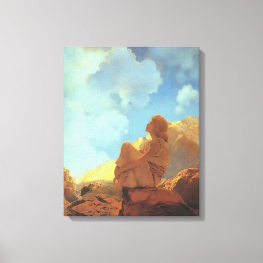 Goedemorgen, Maxfield Parrish Fine Art Canvas Afdruk (Voorkant)