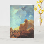 Goedemorgen, Maxfield Parrish Fine Art Kaart (Gele Bloem)