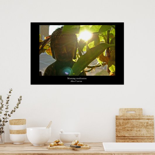 Goedemorgen meditatie poster (Keuken)