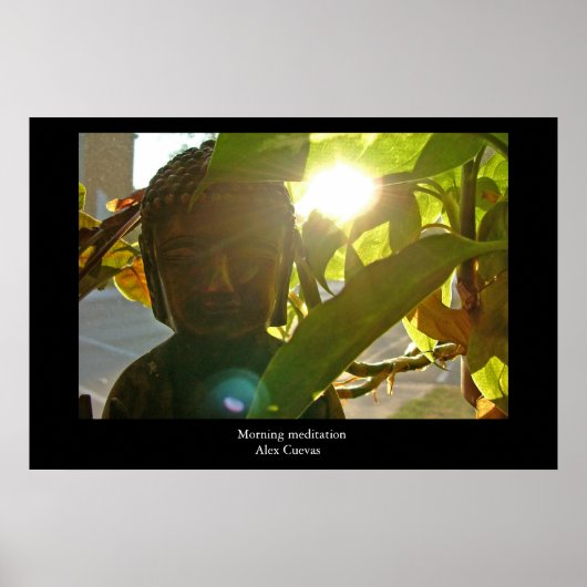 Goedemorgen meditatie poster (Voorkant)