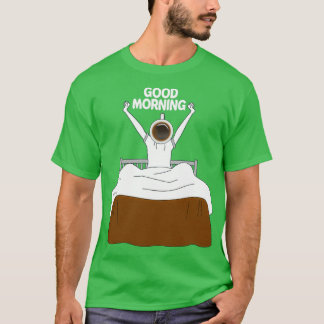 Goedemorgen met Coffee Coffee Lovers Sticker T-shirt