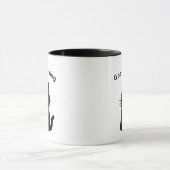 Goedemorgen met Cute Black Cat Coffee Mok (Midden)