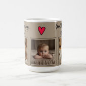 Goedemorgen / middag! 3 Fotosjabloon Koffiemok (Center)