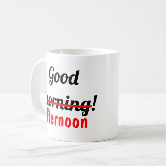 Goedemorgen / middag Mok (Voorkant links)