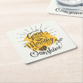 Goedemorgen mijn zon kartonnen onderzetters (Schuin)