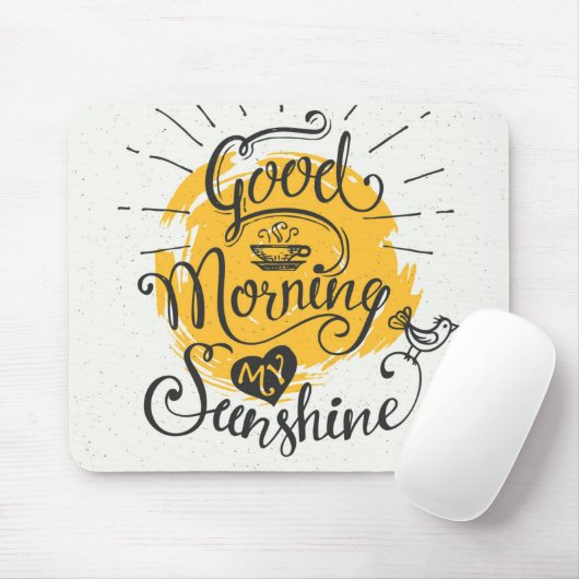 Goedemorgen mijn zon muismat (Met muis)