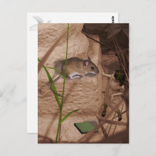 Goedemorgen Miss Mouse.. Briefkaart (Voorkant / Achterkant)