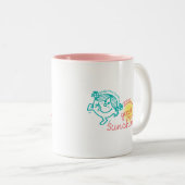 Goedemorgen, Miss Sunshine Tweekleurige Koffiemok (Voorkant rechts)