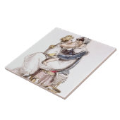 Goedemorgen, mode bord van Ackermann's Repo Tegeltje (Zijkant)