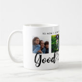 Goedemorgen | Moderne typografie Vier Fotoraster Koffiemok (Links)