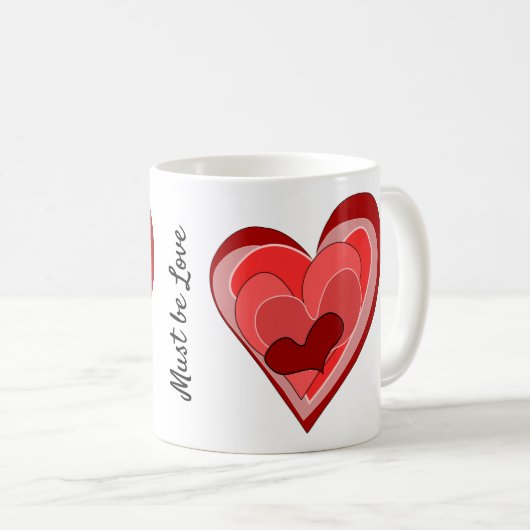 Goedemorgen, moet liefde zijn, geniet van de dag koffiemok (Voorkant rechts)