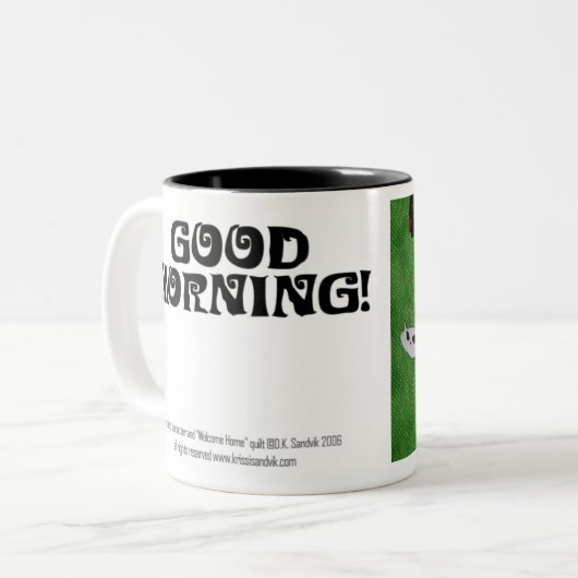 "Goedemorgen" mok (Voorkant links)