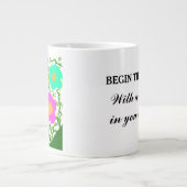Goedemorgen mok, quote grote koffiekop (Voorkant)