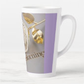 'Goedemorgen Mokken', 'Alleen ochtendvibes' Latte Mok (Rechts)