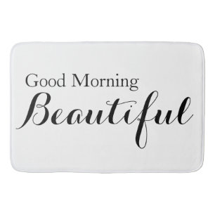 Goedemorgen mooi badmat