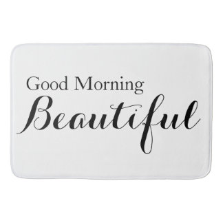 Goedemorgen mooi badmat