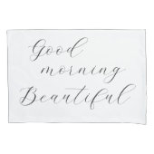 Goedemorgen Mooi, Goedemorgen Knap Kussensloop (Voorkant-Links)