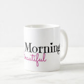 Goedemorgen mooi koffiemok (Voorkant rechts)