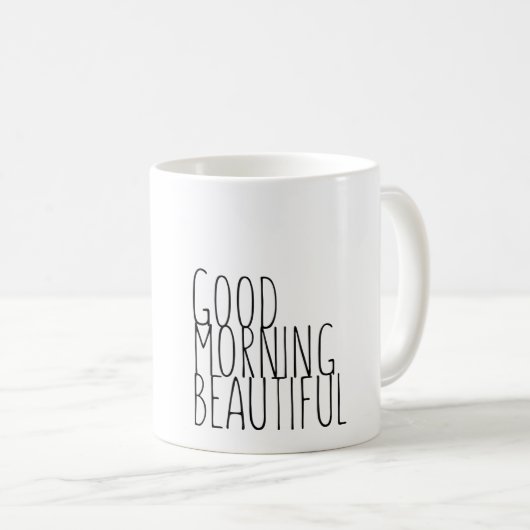 Goedemorgen mooi! koffiemok (Voorkant rechts)