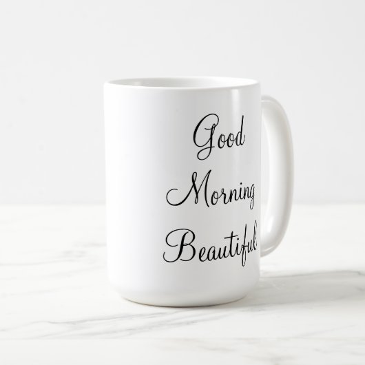 Goedemorgen mooi koffiemok (Voorkant rechts)