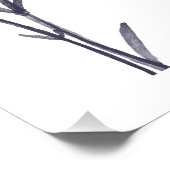 Goedemorgen mooi met anjers poster (Hoek)