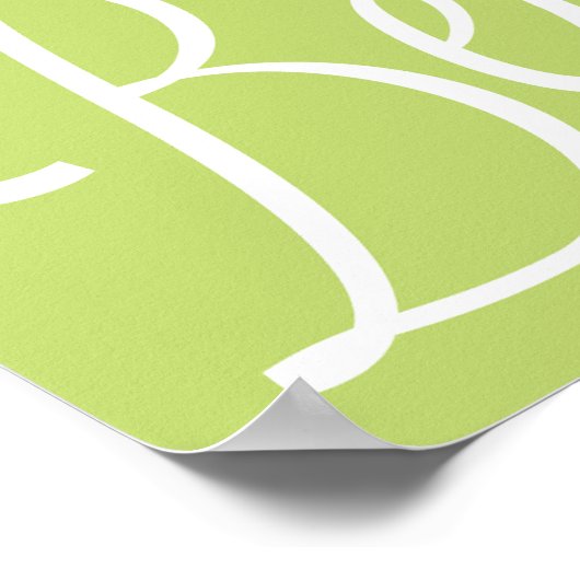 Goedemorgen mooi Poster (Hoek)