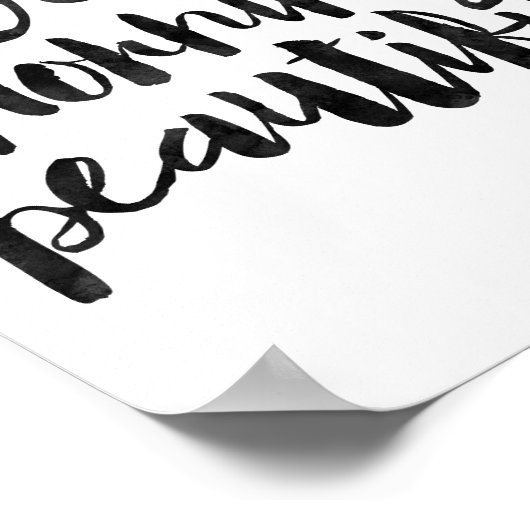 Goedemorgen mooi poster (Hoek)