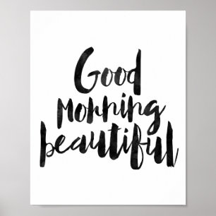 Goedemorgen mooi poster