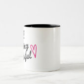 Goedemorgen mooi tweekleurige koffiemok (Center)