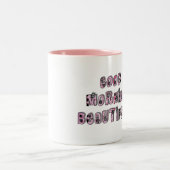 Goedemorgen mooi! tweekleurige koffiemok (Center)