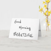 GOEDEMORGEN MOOI..."VOOR MIJN BRUID OM TE ZIJN" KAART (Gele Bloem)