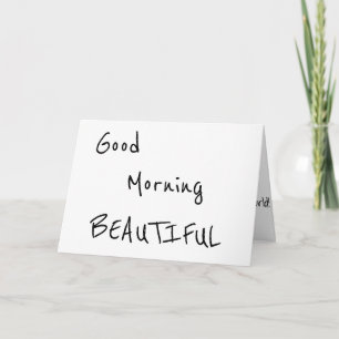 GOEDEMORGEN MOOI..."VOOR MIJN BRUID OM TE ZIJN" KAART