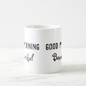 Goedemorgen mooie koffie-Mok Koffiemok (Center)