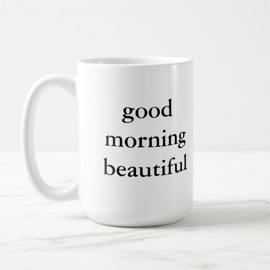 Goedemorgen mooie Mok (Links)