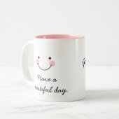 Goedemorgen mooie Mok - geniet van een prachtige d (Voorkant links)