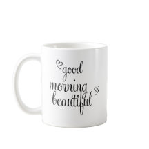 Goedemorgen mooie typografie met hart